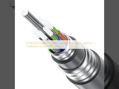 GYTA53/GYTA/GYTS Black Outdoor Fiber Optic Cable For Underground Direct Buried Duct