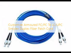 Zırhlı FC/PC'yi LC/UPC Simpleks Dubleks Fiber Bağlantı Kablosuna Özelleştirme