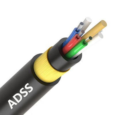 satın al HXCOWO Hava Kablosu Kendi Kendini Destekleyen Mini G652D ADSS Fiber Optic Kablosu 2-288 çekirdek Çevrimiçi üretim