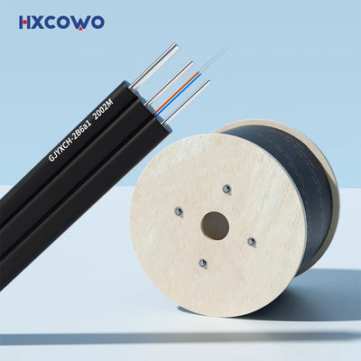 satın al LSZH GJYXCH Self-Supporting Fiber Drop Cable for FTTH Outdoor 1 Core 1KM 9/125 G657A çevrimiçi üretim