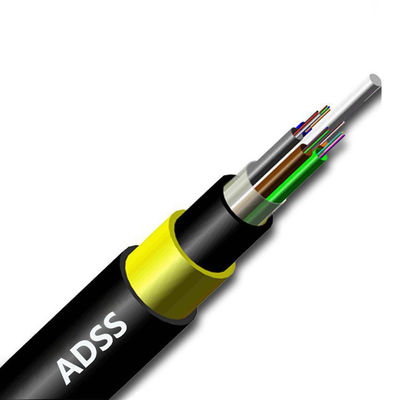 satın al Dışarıda çift ceketli ADSS fiber optik kablosu G.652D/G657A1/G657A2 Çevrimiçi üretim