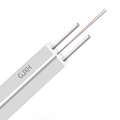 satın al HXCOWO GJXH FTTH İletişim Drop Fiber Optic Kablo Beyaz Siyah Özel Uzunluk Çevrimiçi üretim