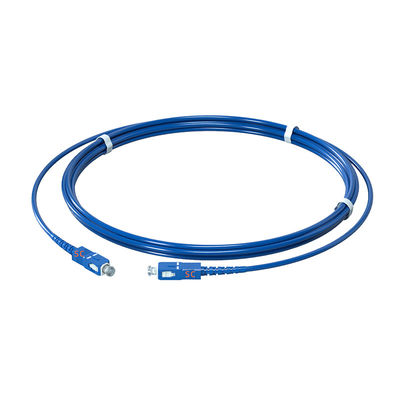 satın al Fiber Type Single Fiber Single Mode Armored Patch Cord SC-UPC/SC-UPC Blue 9/125um çevrimiçi üretim
