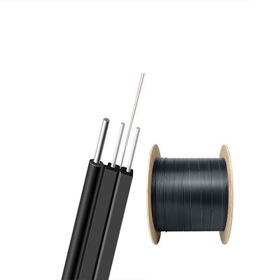satın al 1km Roll Fiber Optic Drop Cable Outdoor FTTX FTTH 1/2/4 Cores HXCOWO Cable 's List çevrimiçi üretim