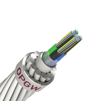 satın al OPGW Overhead Ground Wire G652D G657A1 G657A2 Photoelectric Composite Cable çevrimiçi üretim