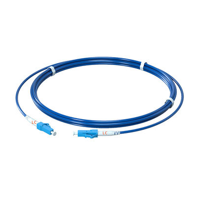 satın al Fiber optic patch cord for Indoor LC/UPC-LC/UPC Simplex Singlemode G657A G652D Armored çevrimiçi üretim