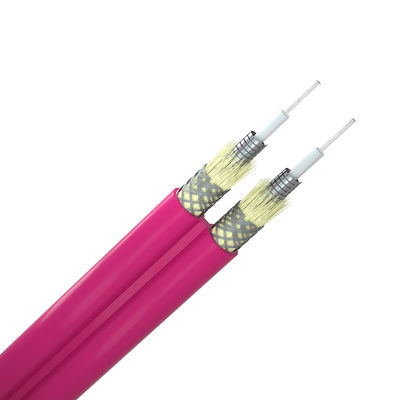 satın al PE Jacket HXCOWO FTTH Indoor Outdoor Armored Fiber GJSFJBV MM SM Multi Core çevrimiçi üretim