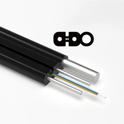 satın al HXCOWO GJYXCH 1Km 1 2 4 6 8 12 Core G657A1 G657A2 Optical Fiber Indoor Outdoor Drop Cable çevrimiçi üretim