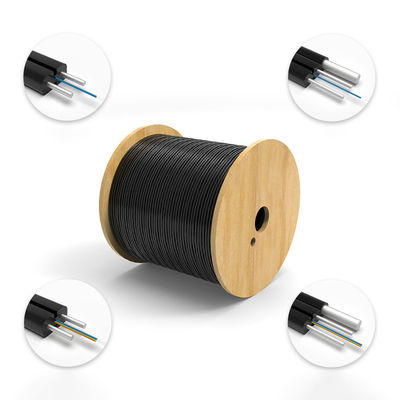 satın al Durable Jacket 4 Core GJYXCH GJYXFCH 1 Core 2 Core 1KM 2KM Optic Fiber Drop Cable for FTTH çevrimiçi üretim