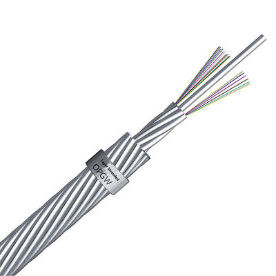 satın al 12 Core Aerial OPGW OPPC Armoured Fiber Optic Cable G652D G655 5km 3km 2km çevrimiçi üretim
