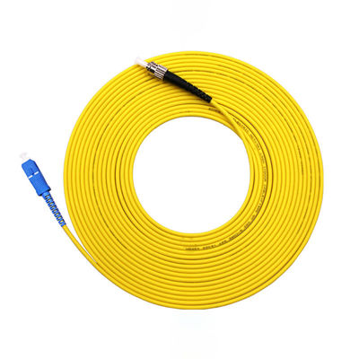satın al Customized Lengths 1m/2m/3m... 1 HXCOWO SM Simplex Armored Fiber Optic Cable Patch çevrimiçi üretim