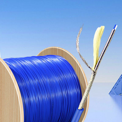 satın al G652D G657A1 G657A2 Spiral Steel Pipe Indoor Armored Optical Fiber Cable for Telecom çevrimiçi üretim