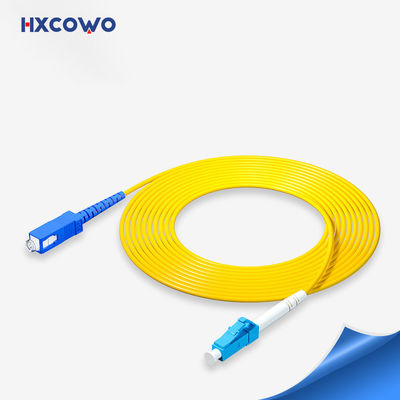 satın al SM Sarı Ceket Zırhlı Fiber Yama Kablosu HXCOWO SC/UPC-LC/UPC Çevrimiçi üretim