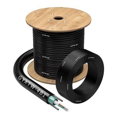 satın al Outdoor Drop Armoured Fiber Optical Cable HXCOWO FTTX Solution GYXTW 4 6 8 12 Cores çevrimiçi üretim