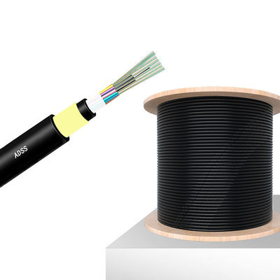 satın al Tek Modlu ADSS Fiber Kablo G657A Dış Mekan Kendinden Destekli Hava Fiber Kablosu Çevrimiçi üretim