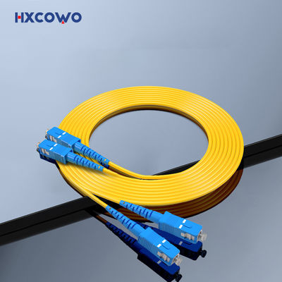 satın al 2 Core SC/UPC-SC/UPC Duplex Multi-Mode Single Mode 9/125 2.0mm 0.5M Fiber Optic Cable Patch çevrimiçi üretim