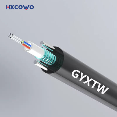 satın al Customized 4 Core Outdoor Armored Fiber Optic Cable G652D G657A çevrimiçi üretim