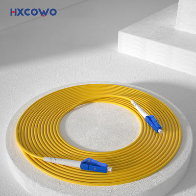 satın al HXCOWO FTTH Simplex Fiber LC APC UPC G652D/G657A1 SM Jumper Armored Fiber Optic Cable Patch çevrimiçi üretim