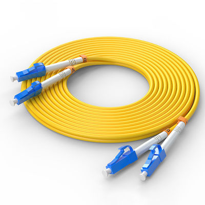 satın al Single Mode LC/UPC-LC/UPC FTTH Duplex Fiber Optic Cable Patch for Customized Colors çevrimiçi üretim
