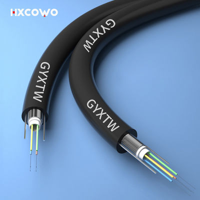 satın al GYXTW Armoured Fiber Optic Cable HXCOWO Singlemode Self Supporting çevrimiçi üretim