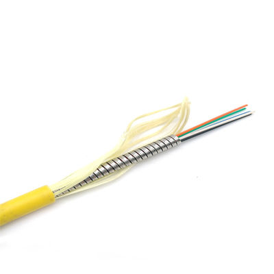 satın al 6C G657A2 LSZH PE PVC Anti Rodent Armoured Fiber Cable With 6 Conductors çevrimiçi üretim