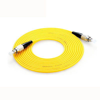 satın al HXCOWO 1 m 10 m FC-FC 2.0mm 3.0mm LSZH PVC OFNR SM G652D G657A1 G657A2 OS2 9/125um Fiber Optik Kablo Yaması Çevrimiçi üretim