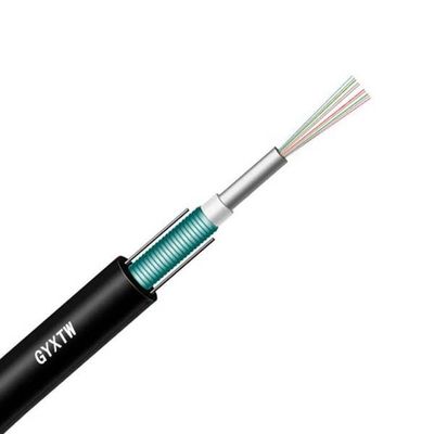 satın al GYXTW 2 Cores FTTH Single Mode Outdoor Armoured Fiber Optic Cable for Network Signal çevrimiçi üretim