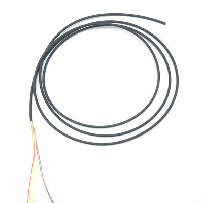 satın al SM G657A2 Indoor Armored Fiber Optic Cable Tight Duplex LSZH Black Anti Rodent çevrimiçi üretim
