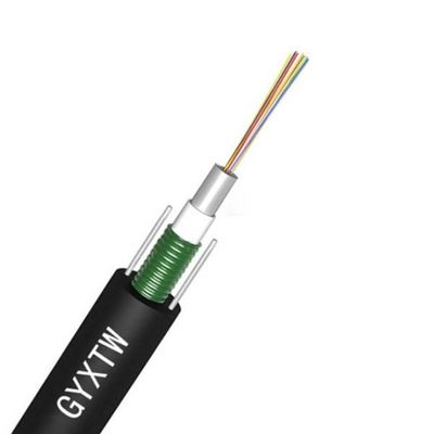 satın al Fiber Optic Cable GYXTW Armoured Single Mode Outdoor 2/4/6/8/12/16/24 Core G657A1 Per Meter çevrimiçi üretim