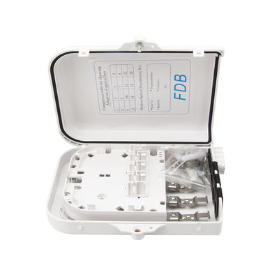 satın al Black White OEM Fiber Optic Distribution Box FTTX 8 Core With 1 8 PLC Splitter çevrimiçi üretim