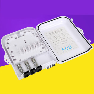 satın al PC/ABS 8 Core Optical Fiber Terminal Box Wall Mounted Outdoor Fiber Termination Box çevrimiçi üretim