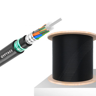 satın al Metalik Olmayan Dış Mekan Zırhlı Fiber Optik Kablo GYFTA53 Özel Uzunluk Çevrimiçi üretim
