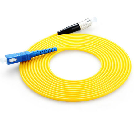 satın al Network 4g PVC LSZH SC To FC OM3 Multi-Mode 3m Fiber Optic Cable Patch with 3m Length çevrimiçi üretim