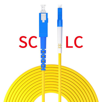 satın al Customized PVC/LSZH Fiber Optic Cable Patch with SC/FC/LC/ST Connector Type by HXCOWO çevrimiçi üretim