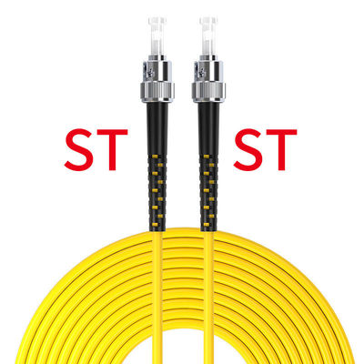 satın al Fiber Optic Patch Cord 3M ST-ST Simplex LSZH 2.0MM Single Mode G657A1 HXCOWO FTTH çevrimiçi üretim
