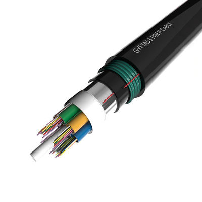 satın al Direct Burial Stranded Loose Tube Fiber Optic Cable with Double Armored Protection çevrimiçi üretim