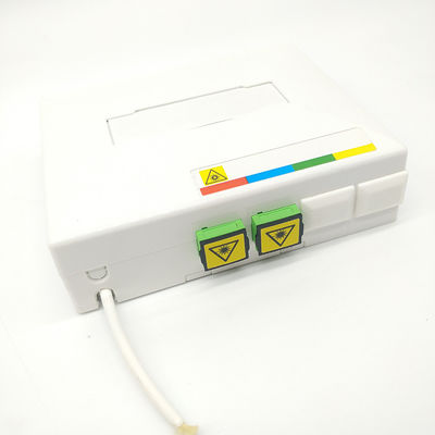 satın al 2 Ports Fiber Optic Terminal Box 10 FTTH Access Indoor Fiber Termination Box çevrimiçi üretim
