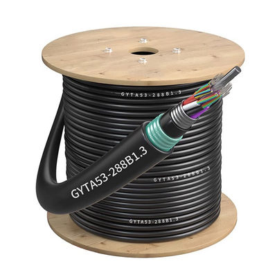 satın al RoHS Armoured Fibre Optic Cable GYTA53 For Fast Telecom Communication çevrimiçi üretim