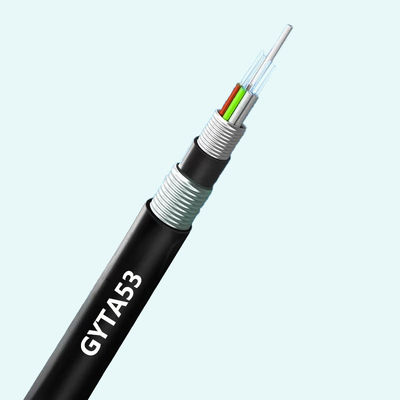 satın al Ekstrem ortamlarda hız veri aktarımı için zırhlı GYTA53 Fiber Optic Kablo Çevrimiçi üretim