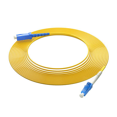 satın al HXCOWO Supply Fiber Optic Patch Cord SC/UPC-LC/UPC SM SX 3.0mm LSZH for Your Requirement çevrimiçi üretim
