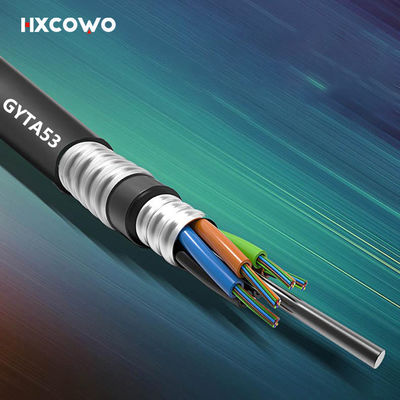 satın al HDPE Ceket Fiber Optic Kablosu Zırhlı RoHS Dışarıda Rated Fiber Optic Kablosu Çevrimiçi üretim