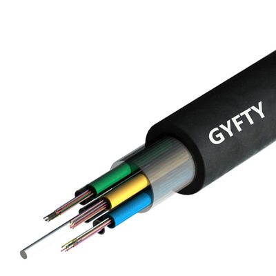 satın al Outdoor Fiber Cable GYFTY 2 4 6 8 144 Core Per Meter Laser Drop FTTH Outdoor Cable çevrimiçi üretim