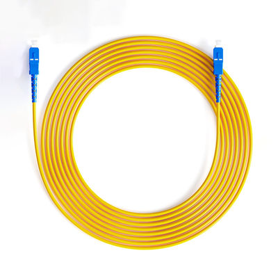 satın al Wiegand Network PVC Jacket SC/UPC Single Mode Simplex Armored Fiber Optic Cable Patch çevrimiçi üretim