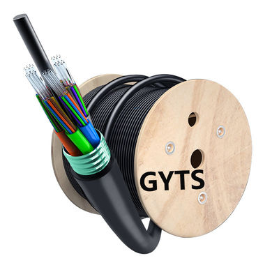 satın al GYTS 24 48Cores Outdoor SM Direct Burial Armored Fiber Optic Cable For Stable Network çevrimiçi üretim
