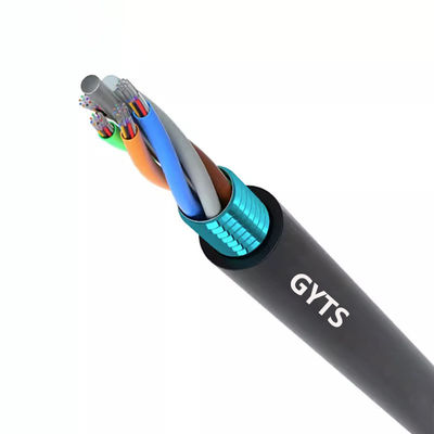 satın al FTTH Fibre Optic Armoured Cable G652D G657A1 24 Core Armoured Fiber Optic Cable çevrimiçi üretim
