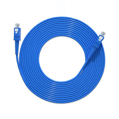 satın al HXCOWO Single Mode Simplex SC UPC Fiber Jumper Spiral Armored Fiber Optic Cable Patch çevrimiçi üretim