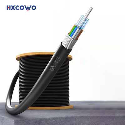 satın al GYTS SM Outdoor Armored Fiber Optic Cable Customized External Fibre Optic Cable çevrimiçi üretim