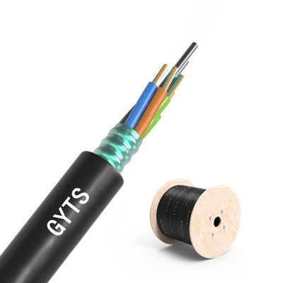 satın al Custom Outdoor Armored Fiber Optic Cable 2 4 6 8 24 32 48 84 96 144 288 Cores çevrimiçi üretim