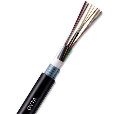 satın al 2-288 Cores Outdoor Armoured Single Mode Fiber Optic Cable For Aerial Or Duct çevrimiçi üretim