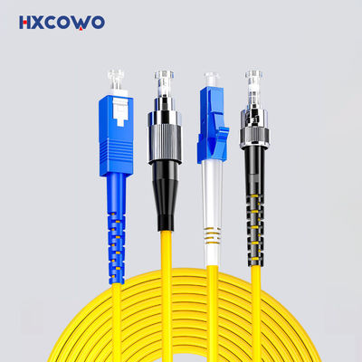 satın al HXCOWO SC LC FC ST MTRJ APC/UPC Bağlantıları Kapalı Zırhlı Optik Fiber Patch Kablosu 1 Çevrimiçi üretim